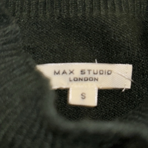 Max Studio sleeveless knit turtleneck sweater Sz S - Picture 7 of 10